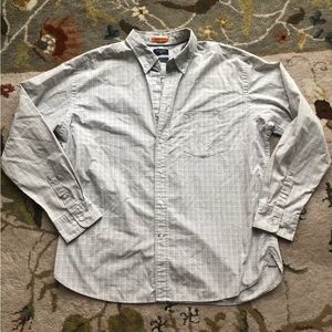 Dockers Stain Defender Size XL Grey Men’s Dress Shirt